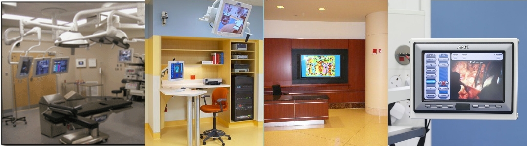 Various technology systems for the medial industry. From operating rooms technology, meeting rooms, training rooms, lecture rooms to digital signage and desktop web conferencing