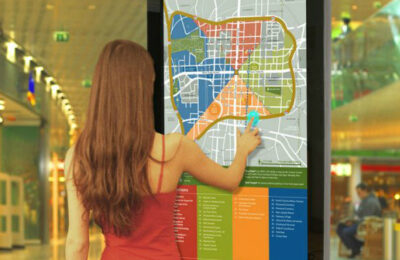 noslar ti, interactive signage, touch screen, business solutions, technology