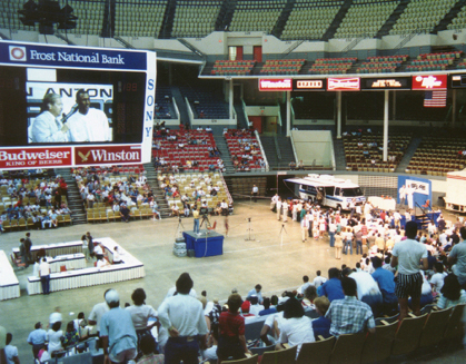 stadium, noslar ti, jumbotron, houston, event, technology system, screen