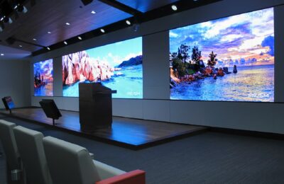 video wall, Noslar TI, Houston Texas, monitors, screens,